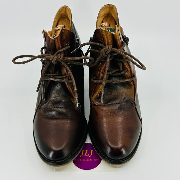 L'Artiste Spring Step Women's Juliane Leather Ankle Booties Size 37 EU/ 6.5-7 US - Picture 3 of 12